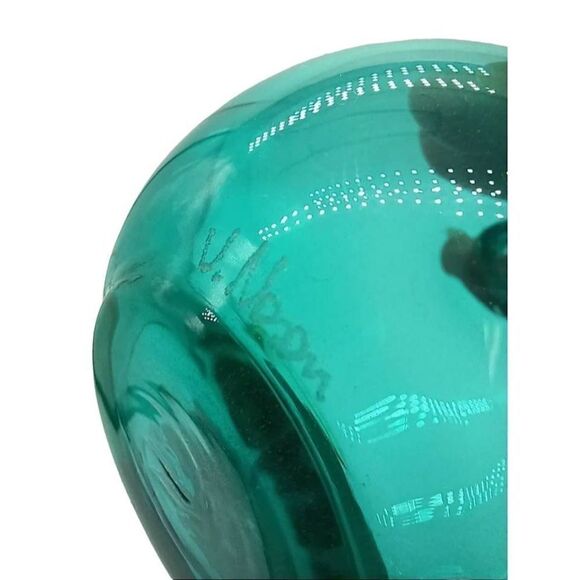 Murano Italy Art Glass Perfume Bottle - Signed V. Nason - Geometrical Stopper - Picture 11 of 12